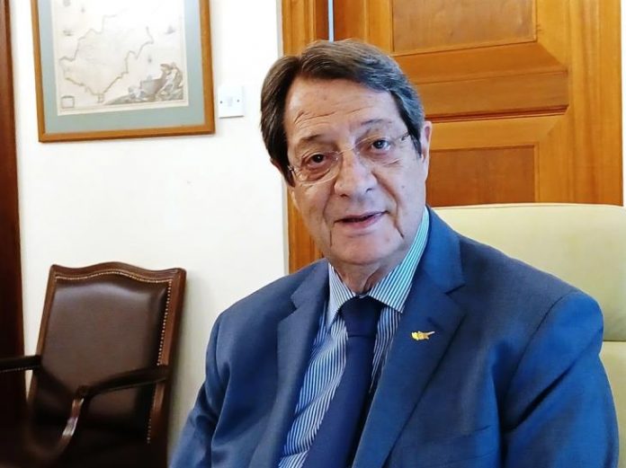 President Anastasiadis: Draws a 