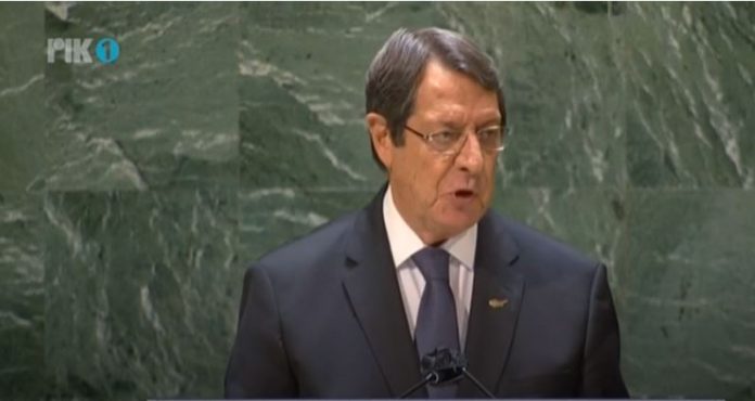 Anastasiadis' speech at the UN General Assembly (VIDEO)