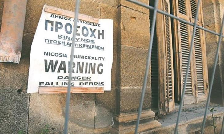 Last warning of Nicosia Municipality for dangerous constructions