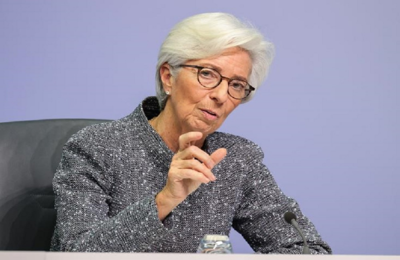 Christine Lagarde in Cyprus on March 29