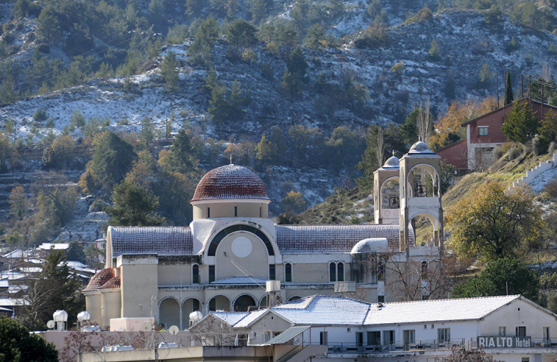 Winter clothes in the white villages of Paphos, who ask for support