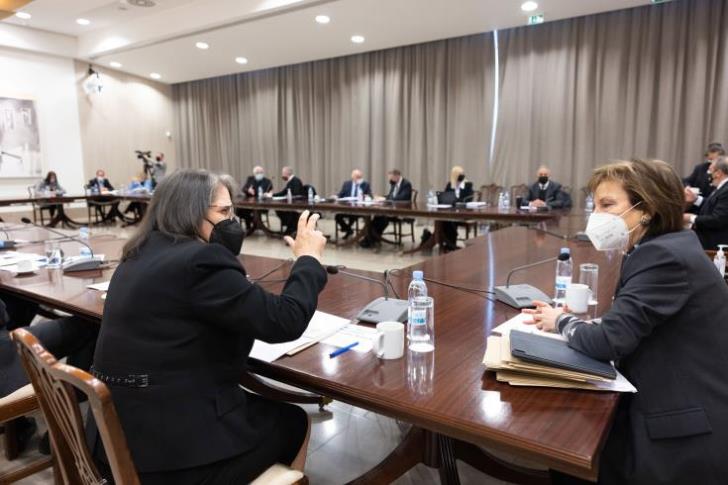 Corruption and Justice Reform in a meeting at the Presidential Palace