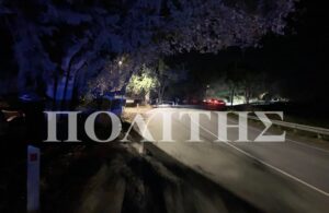 Car accident on Limassol / Platron road - Driver fell on a tree and was seriously injured