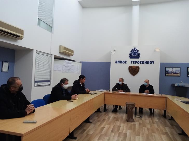 Visit of an AKEL delegation to the Municipality of Geroskipou