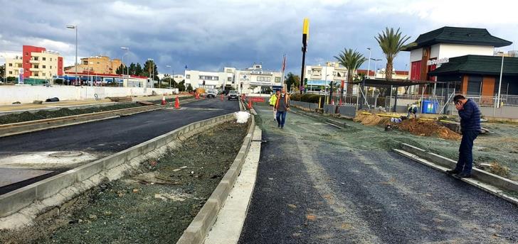 The Paphos-Geroskipou craft road is opened to traffic