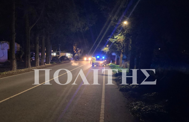 Car accident on Limassol / Platron road - Driver fell on a tree and was seriously injured