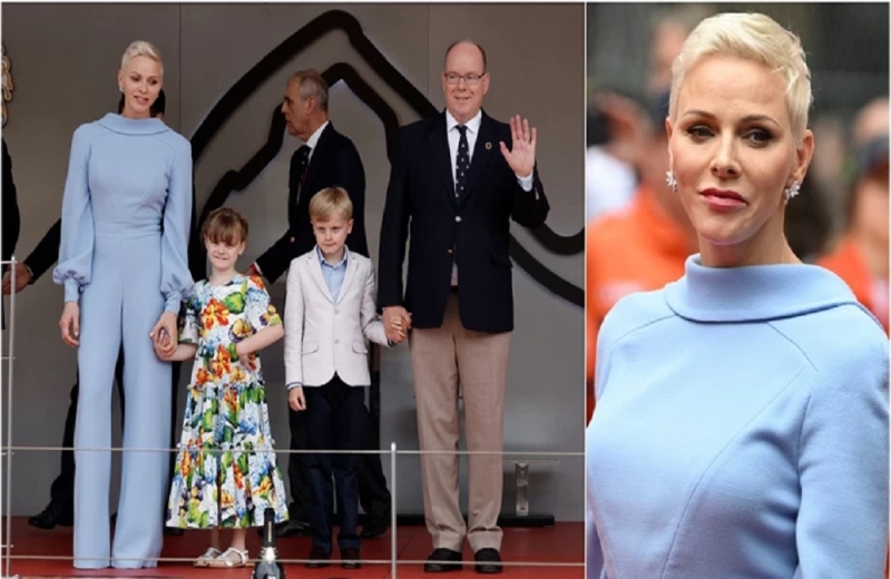 Princess Charlene dazzling at the Monaco Grand Prix - cyprus-digest.com