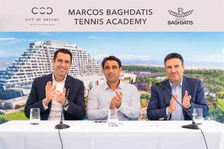 Marcos Baghdatis Tennis Academy & sigma; & tau; & omicron; City of Dreams Mediterranean