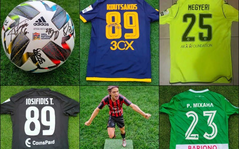 «Charity Idols»: Δημοπρ ατοΙν φανΕλες ποδοσφαιριστоν γι α στorριξη του 9χρονου Μàριου και 23χ ρονου