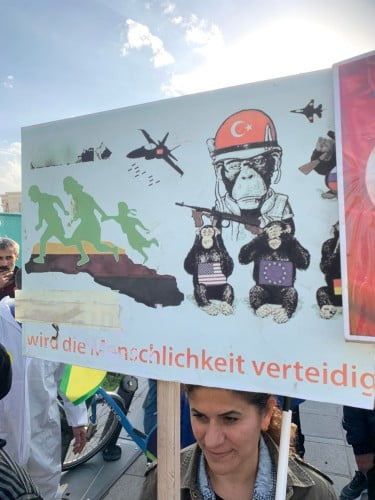 ΔιαμαρτυρΙα Κο yρδων στη ΛευκωσΙα κατΑ τουρκικo&nu ; βομβαρδισμоν σε ΣυρΙα (pic)