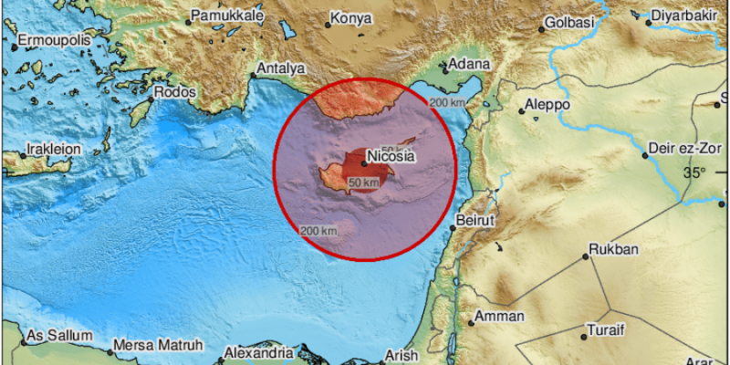 Σεισμός 6.3 ΡΙχτ and epsilon; ;ρακούνησε την Κύπρο