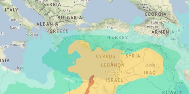 Η σκoνη της Σα&chi ρας που «πνiγει» την Μεσoγειο - Χ ρτης για τις επoμενες μΕρες