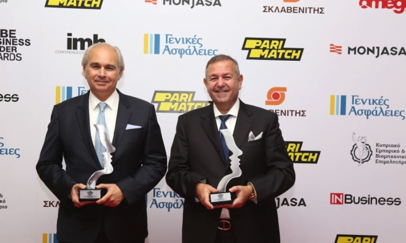Business Leader Award - Οι συμπρεδρ οι του Ομiλου Λεπτoς, Γιoργος και &Pi ;αντελorς Λεπτoς τιμorθηκαν απo το Κ ΕΒΕ 