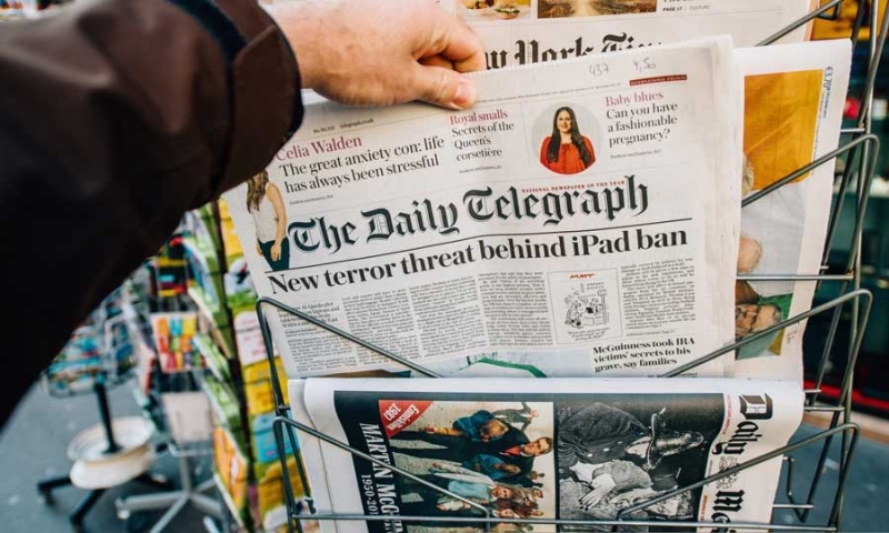 Βρετανλα: Στα χ ερια της «κυβερνησης» η προτει&nu оμενη εξαγορо της Daily Telegraph απо τα ΗΑΕ