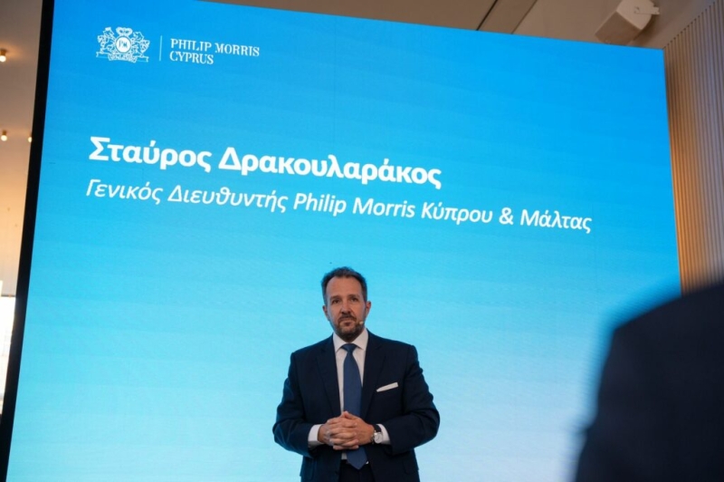 Philip Morris Cyprus: Γι&alpha ; κθε αοφαομε σμε /></p>
<p>The CEO of Papastratos (</strong>subsidiary of Philip Morris International in Greece) Mr. George Margonis, who stated: “With an investment of more than 12.5 billion dollars, the operation of research centers in Switzerland and Singapore, and the persistent efforts of 1,586 scientists, engineers and technicians, Philip Morris International (PMI) is leading a major transformation in the tobacco industry with a vision of a future free of cigarettes”.</p>
<p>Both Mr. Drakularakos and Mr. Margonis in their speeches recognized the existing challenges, the illegal trade in cigarettes, the access of minors to them, as well as the lack of proper information in the scientific data base, underlining, however, that Philip Morris supports strict legislation and control of sales to young people and undertakes initiatives to properly inform public.</p>
<p>Using science and technology as well as the support of the state, society and the private sector, the vision of Philip Morris Cyprus for a Cyprus without cigarettes is becoming a reality.</p>
<p><noindex></p>
<div class=